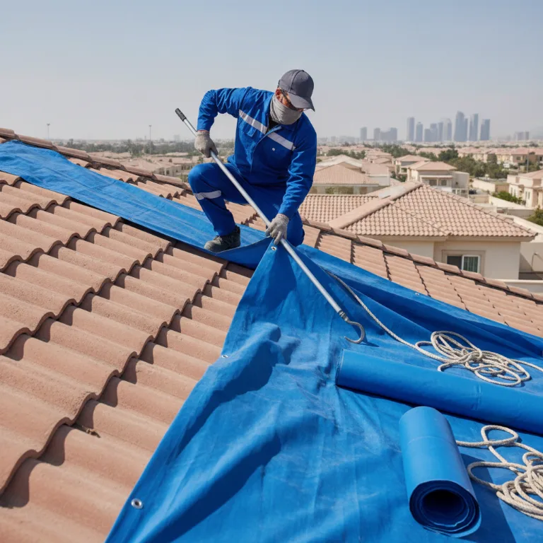 Roof Tarping service in Dubai Marina